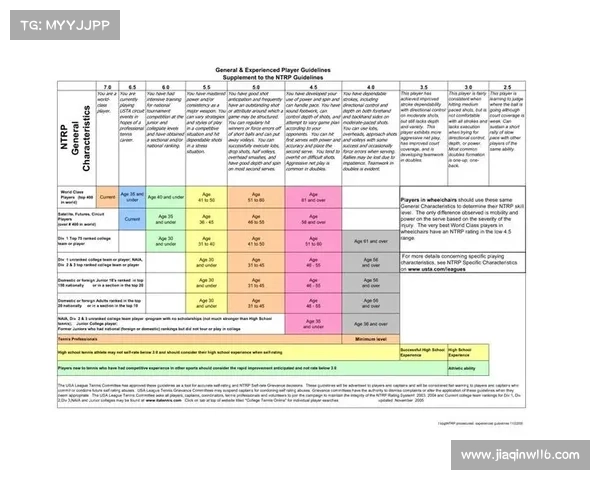 网球赛事评估方法